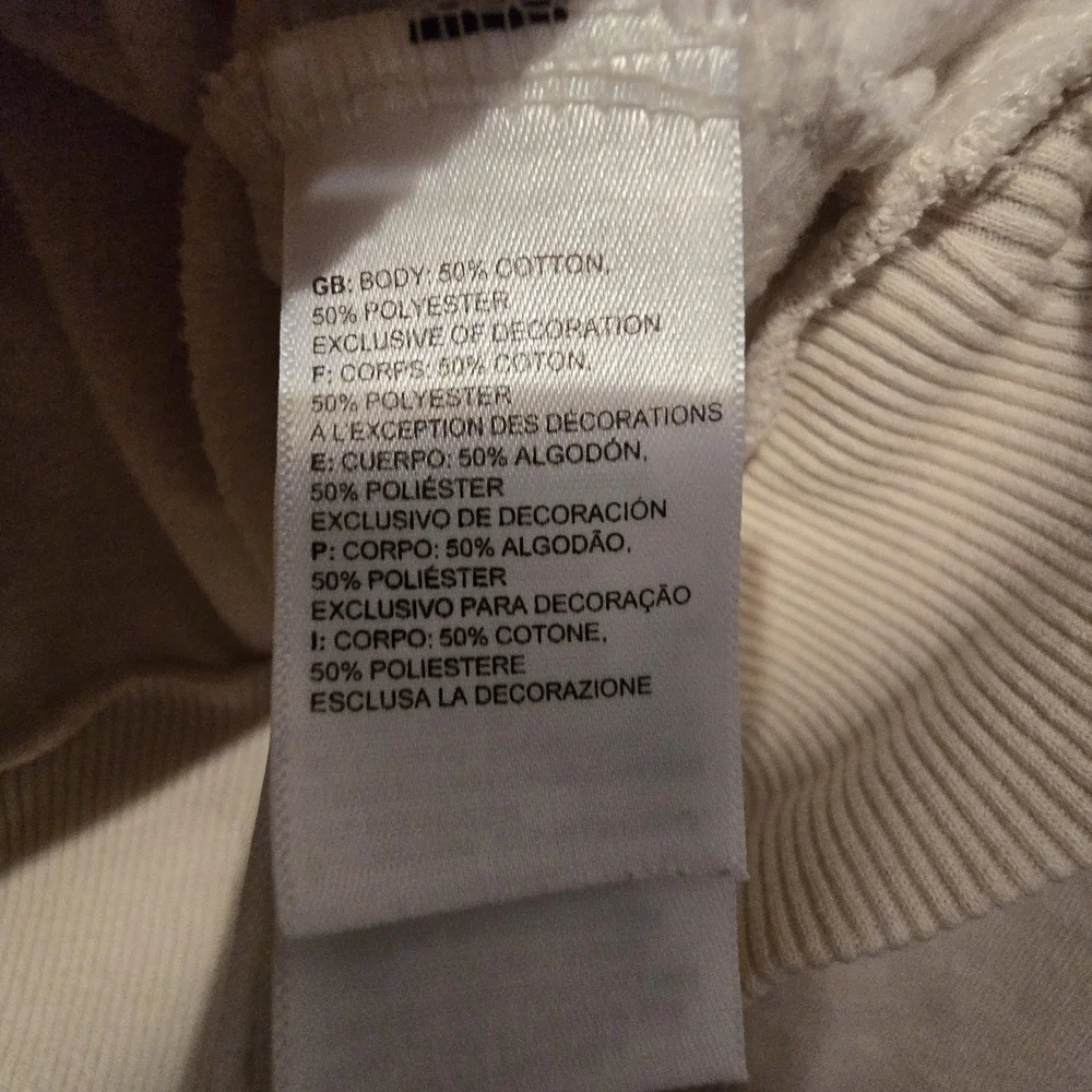 The North Face Hoodie Mens MED Cream Brown Never Stop Exploring Outdoor Pocket